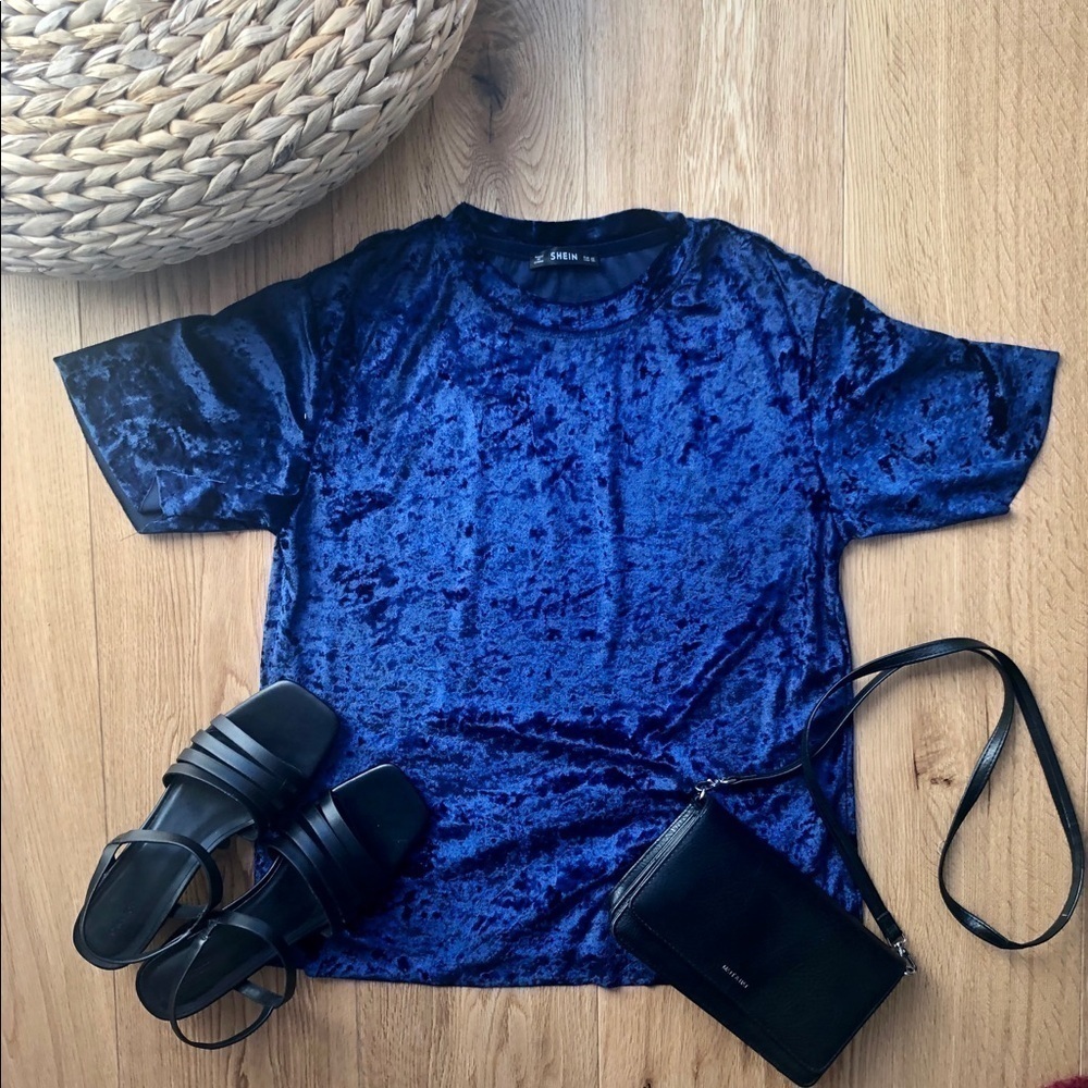BLUE VELVET  SHORT SLEEVE T-SHIRT XS